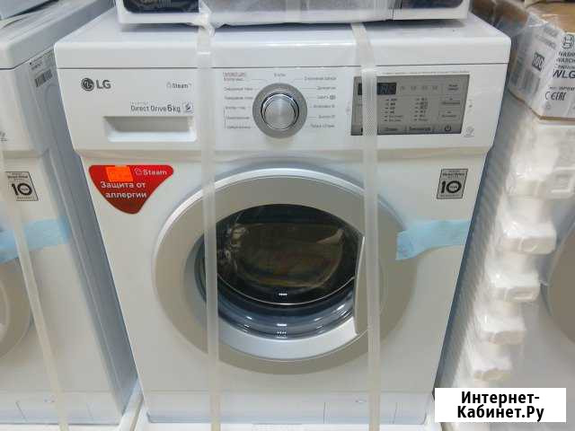Новые LG 6кг, с паром Эльхотово - изображение 1