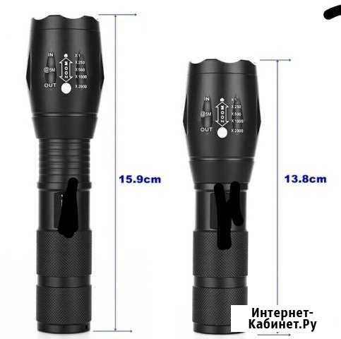 Очень яркий фонарик с линзой Барнаул - изображение 1