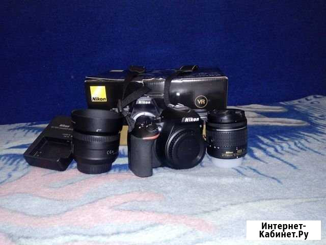 Фотоаппарат Nikon D3500 + 2 объектива Стерлитамак - изображение 1