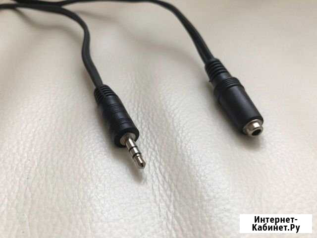 Кабель аудио jack 3.5мм (M) - jack 3.5мм (F), 5 М Нововоронеж - изображение 1
