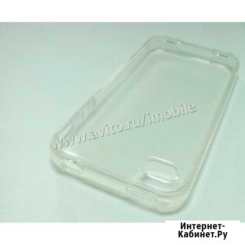 Чехол накладка iPhone 4 / 4S Силикон Прозрачный Челябинск - изображение 1