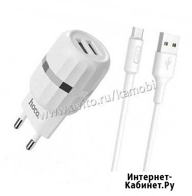 Сзу hoco C41A 2USB Fast Charge 2.4A, 12W+micro USB Калининград - изображение 1