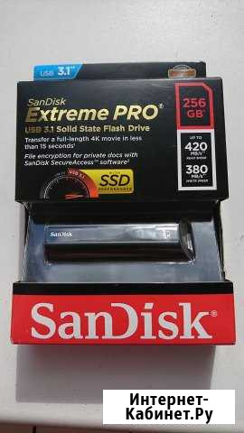 USB 3.1 SanDisk 256 Gb Extreme Pro новая Тула - изображение 1