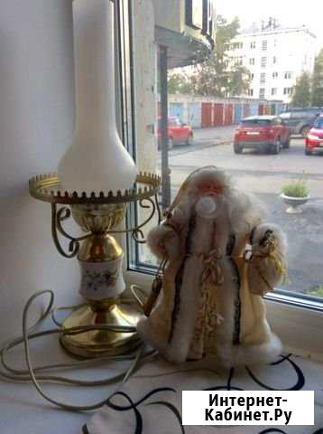 Настольная лампа из молочного стекла,Германия Архангельск - изображение 1