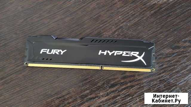 Kingston HyperX fury Black DDR3 4G Ковров - изображение 1