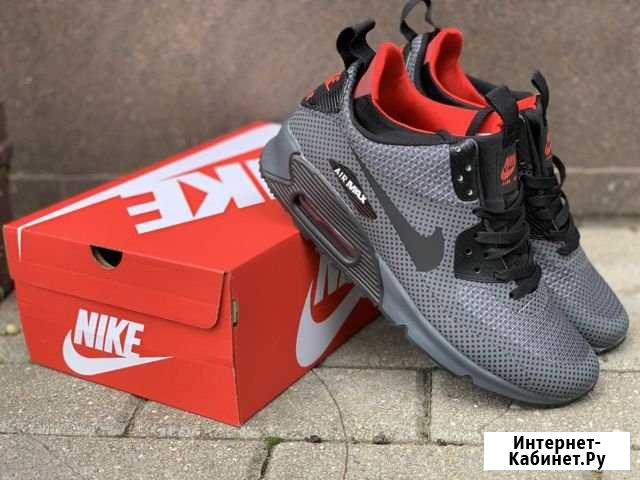 Кроссовки Air Max 90 серые Калининград - изображение 1