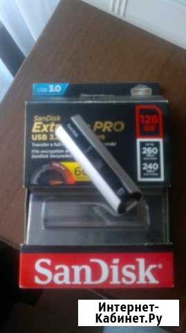 Флешка Sandisk Extreme pro usb 3.0 128gb Улан-Удэ - изображение 1