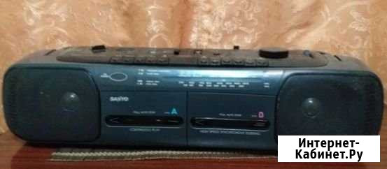 Магнитола двухкассетная Sanyo W731LO Ливны - изображение 1