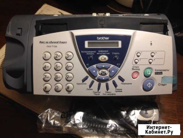 Факс Brother T106 Новый Красногорск - изображение 1