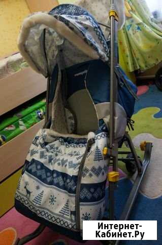 Санки-коляска Nika Наши Детки (ндт/4) Мурманск - изображение 1