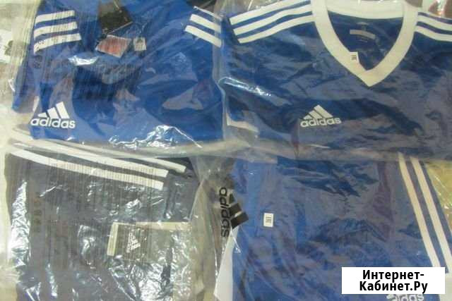 Футбольная форма adidas новая, рост 160-164 Бийск - изображение 1