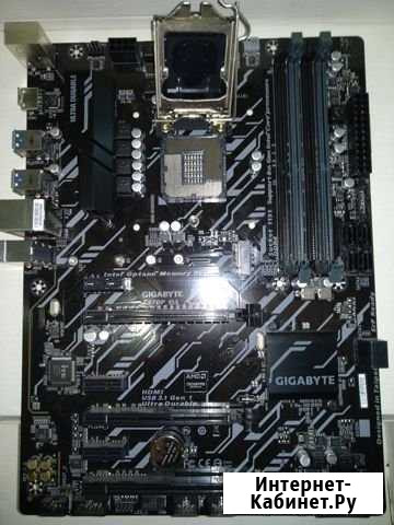 Материнская плата Gigabyte Z370P D3 (нет звука ) Красноярск - изображение 1