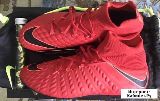 Бутсы профи nike hypervenom phantom III размер 42 Пермь - изображение 1