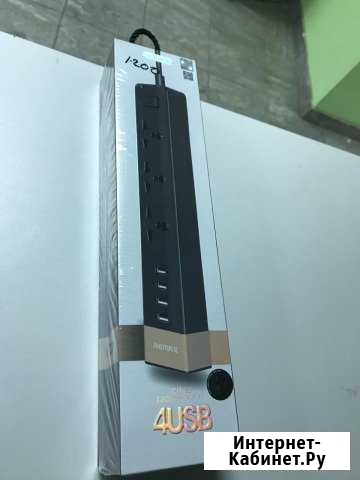 Remax RU s2 4usb 2.0 сетевой фильтр Краснокамск - изображение 1