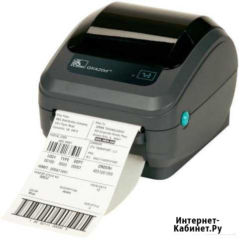 Принтер этикеток Zebra GK420d (б/у, Гарантия) Красноярск - изображение 1
