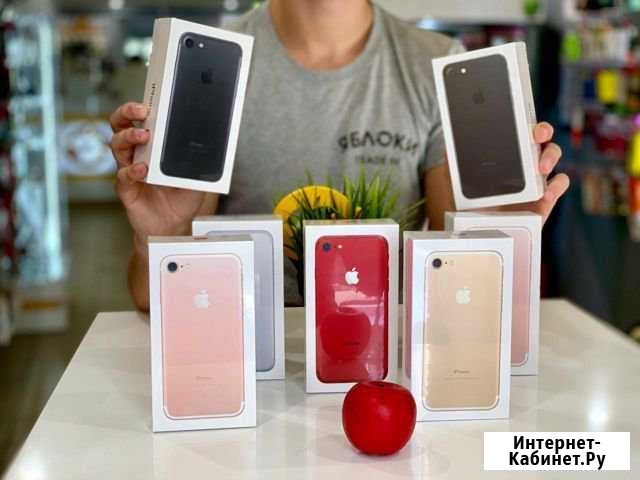 iPhone 7 32gb Black Matte черный новый, рассрочка Тверь - изображение 1