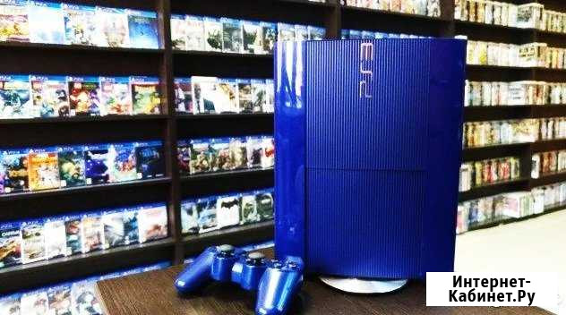 PlayStation 3 500gb синий глянец+25игр+гарантия Таганрог - изображение 1