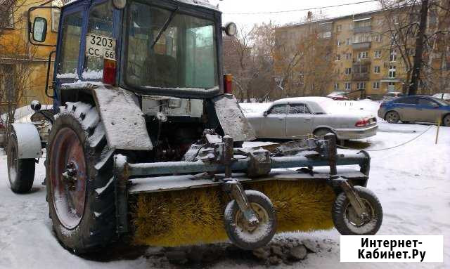 Услуги мех. щетки мтз-82 отвал-щетка Екатеринбург - изображение 1