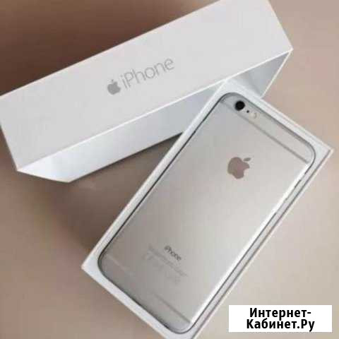 iPhone 6 32 гигабайта серебристый Рязань - изображение 1