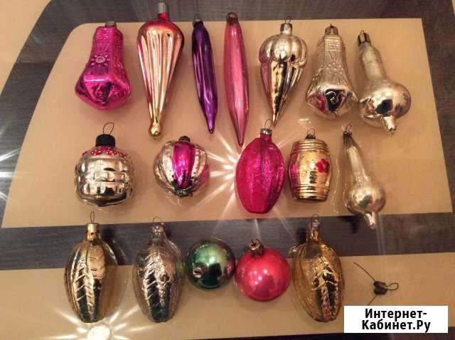 Елочные игрушки СССР, 17 шт, цена за всё Новокузнецк - изображение 1