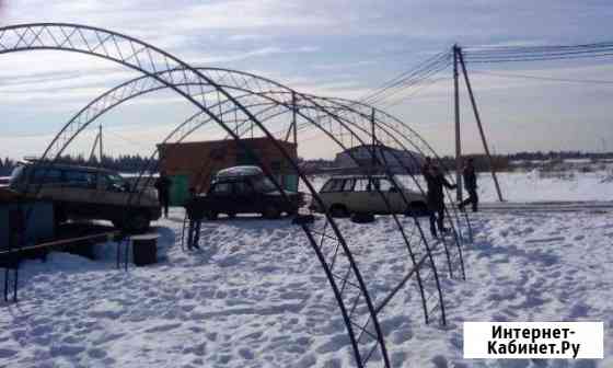 90м2 Каркас мини Ангара- комплект 7.5х3,7х12м Лобня