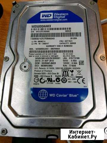 Жесткий диск 500гб wd5000aakx Екатеринбург - изображение 1