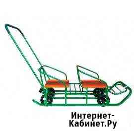 Санки новые для двойни на базе выдвижных колес Ярославль