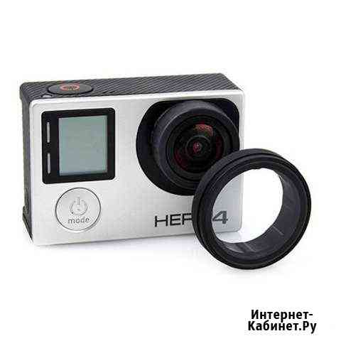 Защитное стекло UV на камеру GoPro 3 / 3+ / 4 Севастополь