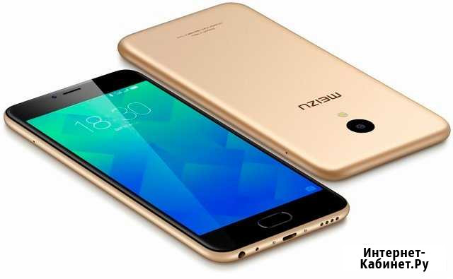 Новый Meizu M5 2/16 гб Gold Золотой 5,2 Красноярск - изображение 1