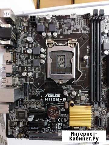 Материнская плата asus H110M-R (LGA1151) Иркутск - изображение 1