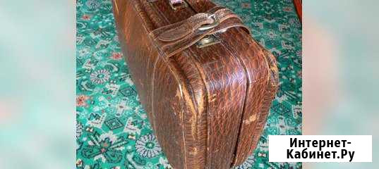 Продаю чемодан СССР из кожи крокодила Пенза - изображение 1