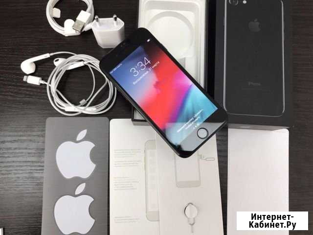 iPhone 7 32Gb Black, Идеальный, Ориг Киров - изображение 1