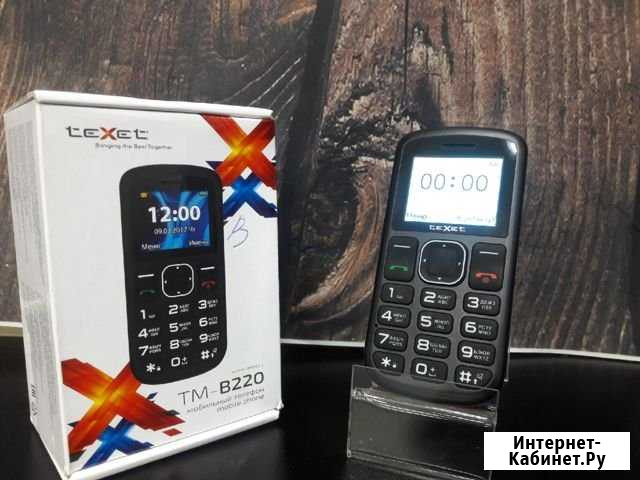 Телефон teXet TM-B220 (Цр) Киров - изображение 1