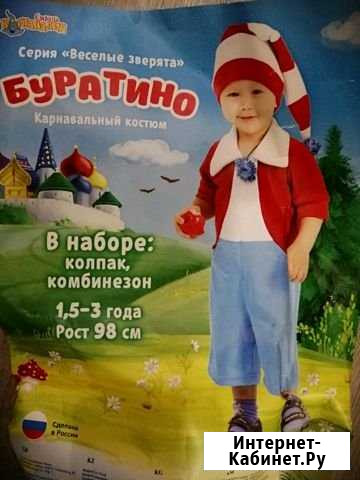 Карнавальные костюм Буратино Пенза - изображение 1