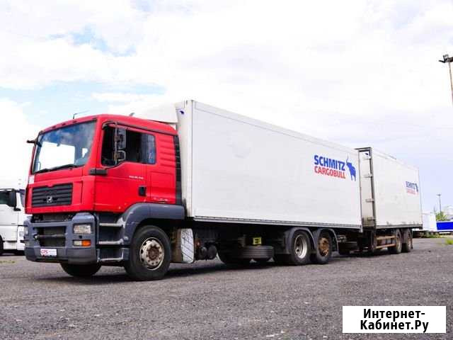Сцепка MAN TGA 26.350 + Schmitz ZKO-18 2007 г/в Зеленоград - изображение 1