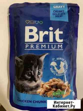 BritPremium Cat Pouches Kitten влажный корм для ко Одинцово