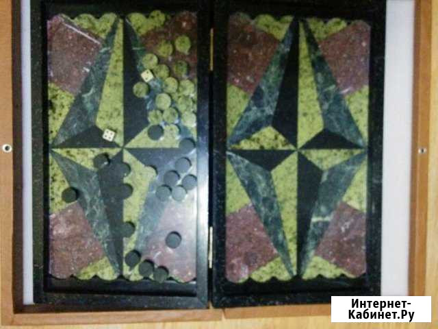 Нарды каменные змеевик Набережные Челны - изображение 1