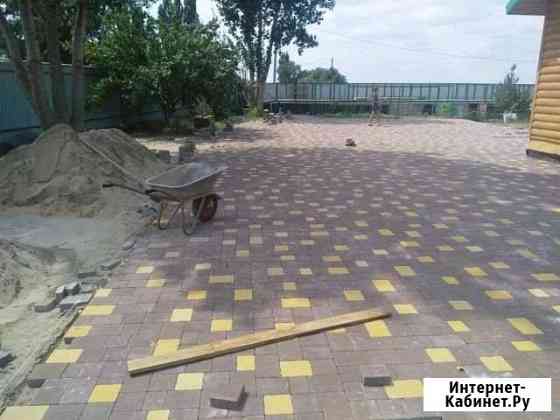 Укладка тротуарной плитки Астрахань