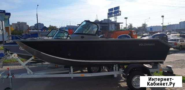 Лодка Волжанка 46 Фиш+Yamaha F60fetl Ростов-на-Дону - изображение 1