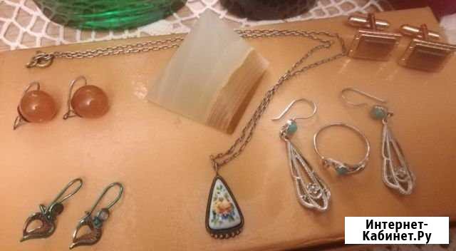 Серьги,запонки,кулон Ижевск - изображение 1