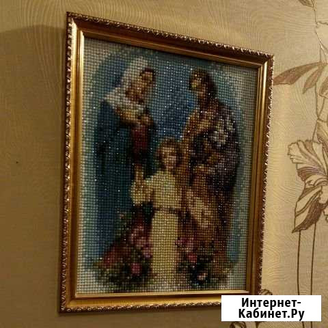 Алмазная мозаика икона  Святая семья Сафоново - изображение 1