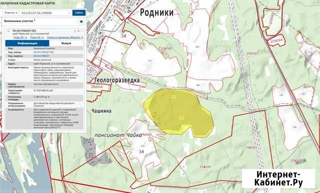 Участок 124 га (промназначения) Березники - изображение 1