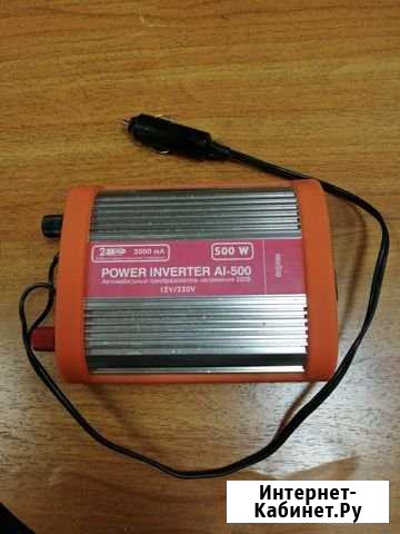 Преобразователь напряжения 12 - 220 В 500 W с 2USB Самара - изображение 1