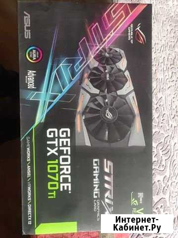 Видеокарта Asus Strix 1070 Ti 8 Gb Махачкала - изображение 1
