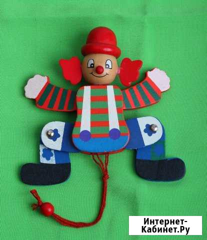 Деревянная игрушка Клоун Волгоград - изображение 1