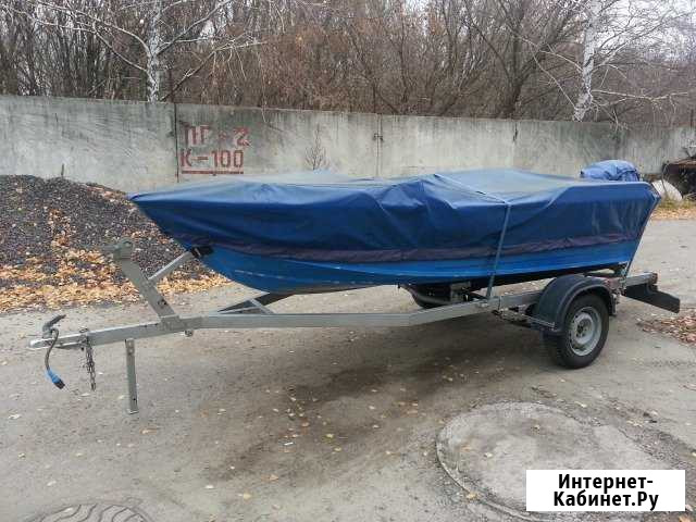 Лодка Вельбот 42 + yamaha F15amhs + прицеп Курск - изображение 1