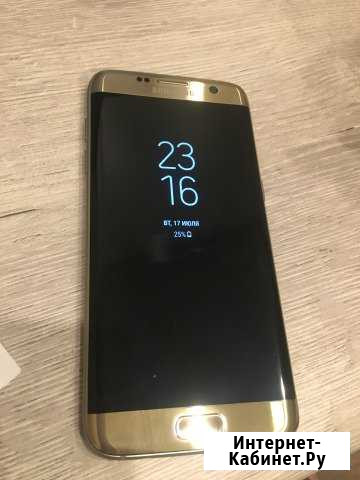 SAMSUNG Galaxy S7 edge 32GB (золотистый) Хабаровск - изображение 1