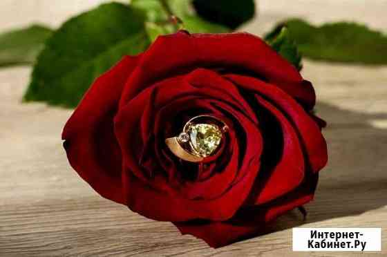 Золотое кольцо с цитрином Томск