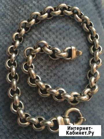 Цепь 55 см Серебро 110гр 925 Калининград - изображение 1