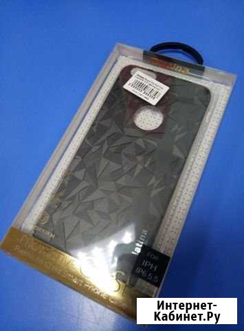 Накладка iPhone 6 Plus platina (серый) Воронеж - изображение 1